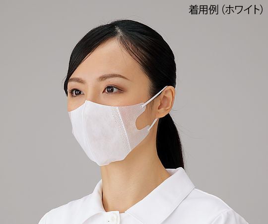 3層立体メリットマスクプラス ホワイト 50枚入 1箱(50枚入)