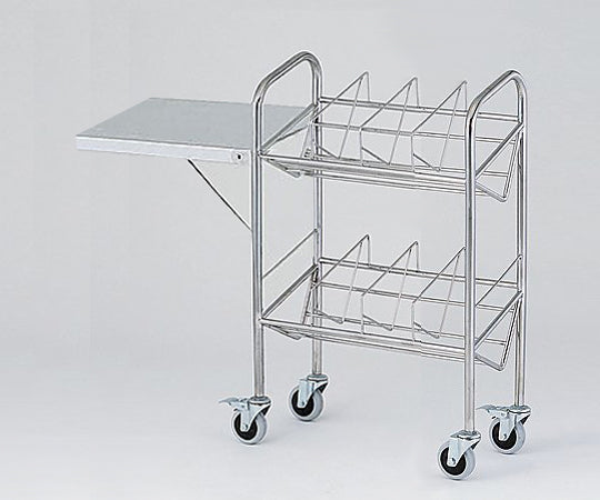 Chart Cart (Pipe Type) 670 x 318 x 1010mm with auxiliary plate 40P-S 1 unit