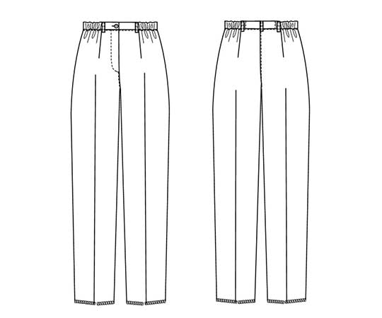 Highly stretchable nurse wear (pants) White/L HO1913 1 piece