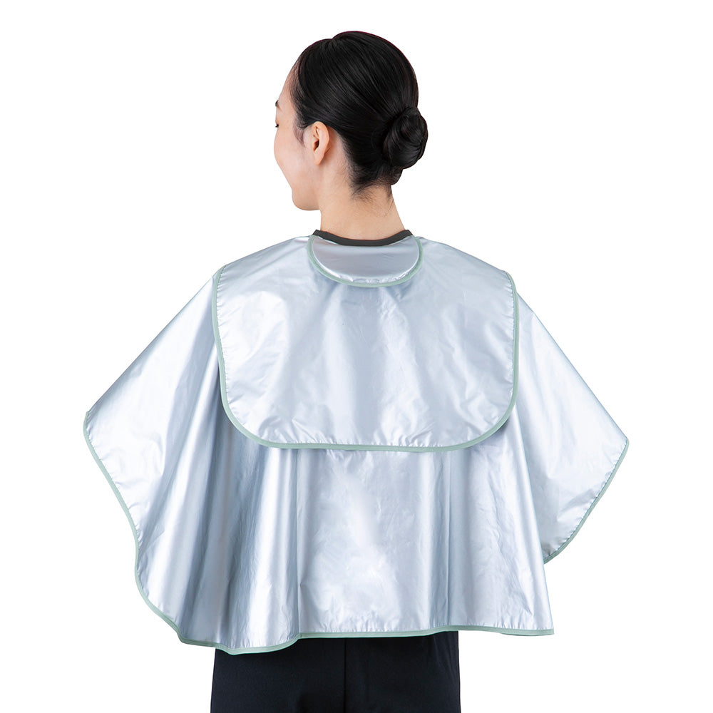 Shampoo Cape (with cushion) Silver 3770-2 1 piece