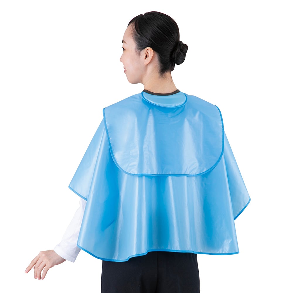 Shampoo Cape (with cushion) Blue 3770-5 1 piece
