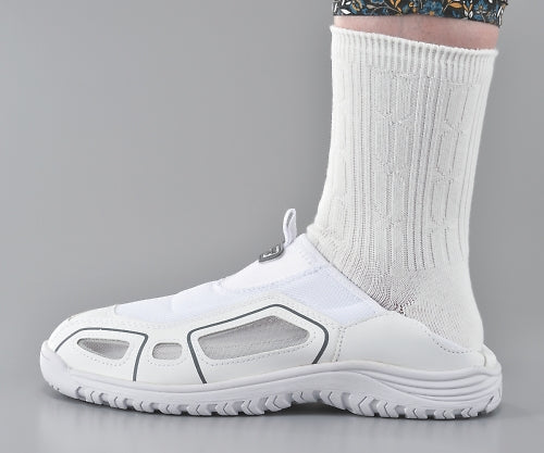 Slip-on shoes (Creos Plus) White 24cm 840W 1 pair