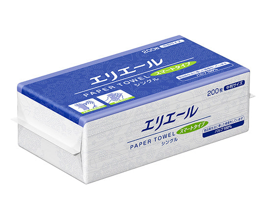 Elleair(R) Paper Towels Smart Type 230 x 210mm 200 sheets 20703333 1 bag (200 sheets)