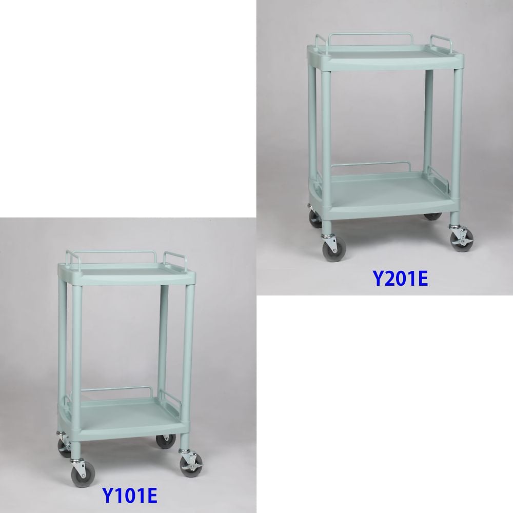 Plastic Cart 2 Tiers No Drawers 560 x 385 x 825mm Y101E 1 Unit