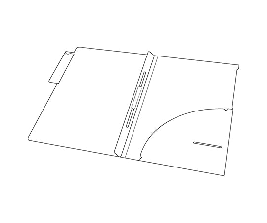 카르테폴더(A4・PP) 패스너 1개・세로형 1상자(200장입) HK7618U-미 1상자(200장입)