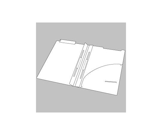 カルテフォルダー(ダブル)A4・PP ファスナー2本・上見出し型 1箱(200枚入) HK7720U-ミ 1箱(200枚入)