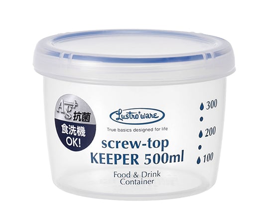 Storage container (screw type) 500mL B2271KN 1 piece