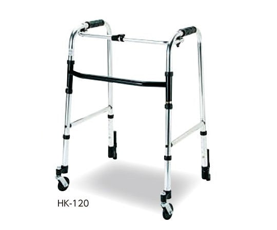 Fixed caster-equipped walker (front wheels free-moving type) HK-120 1 unit
