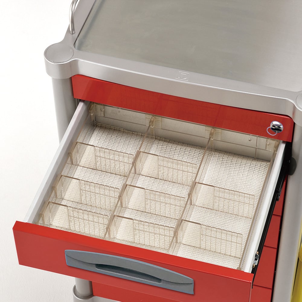 JUST Emergency Cart Red JEC264 1 unit