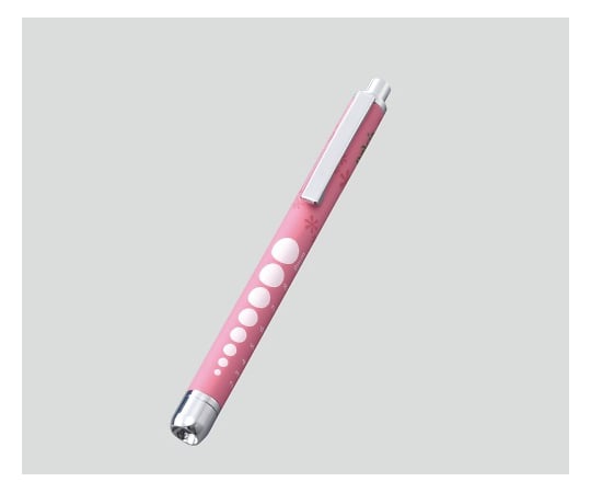 Rubber-like soft LED penlight (long) pink 1 piece