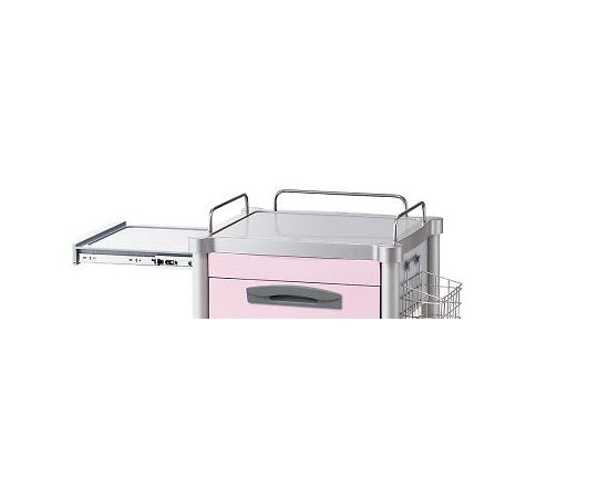 JUST Nursing Cart, 2 drawers/1 shelf, pink, JNC264BP, 1 unit