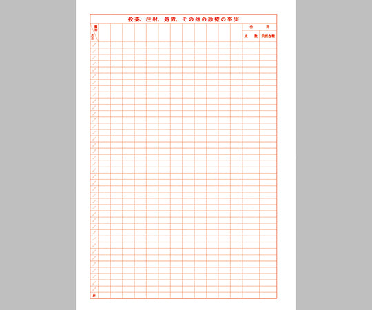 社保カルテ A4サイズ 1袋(100枚入) 2号紙 371 1袋(100枚入)