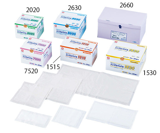 상처 패드(싱글 퍼트 A) 260×300mm 1상자(1장×15봉투입) 2630 1상자(1장×15봉투입)