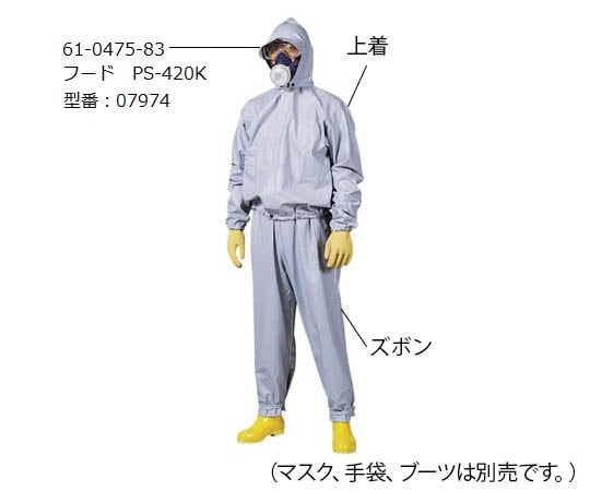 부분 화학 방호복 PS-420K 상하 세트