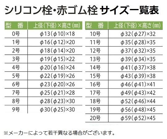 ラボラン赤ゴム栓 11個入 13号 1袋(11個入)