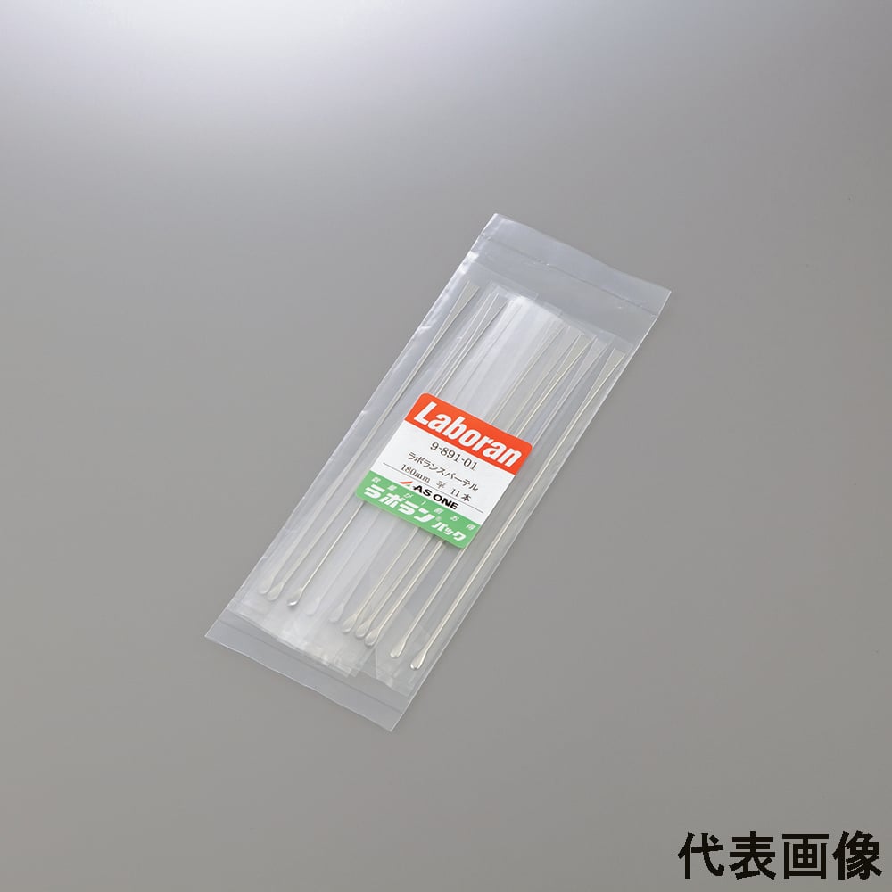 Labolan Micro Spatula 300mm Round Thin 10+1 Pieces 1 Bag (11 Pieces)