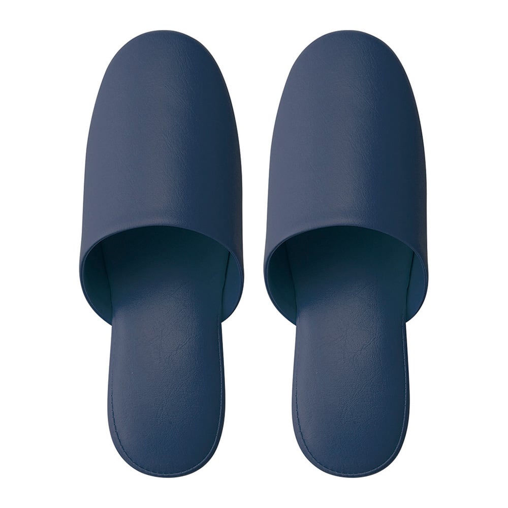 Basic slippers (pull-over) Navy L 574877 1 pair