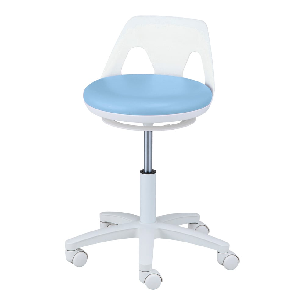 간호사 의자(라쿤/와이드) 링 없음 블루 NV-BW 1개