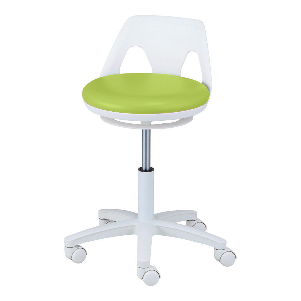 간호사 의자(라쿤/와이드) 링 없음 그린 NV-GW 1개
