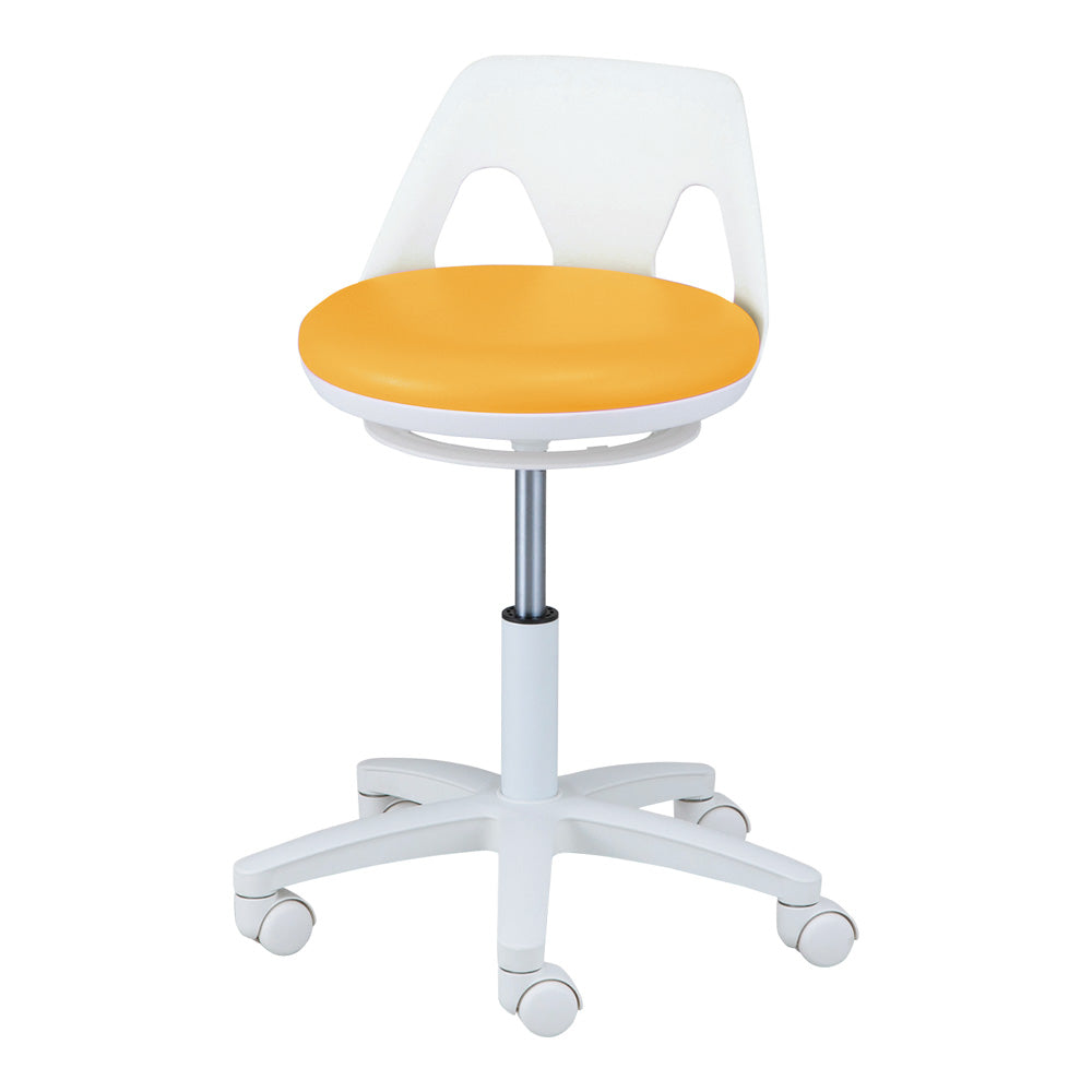 ナースチェア(ラクーン/ワイド)リング無し オレンジ NV-O-W 1個