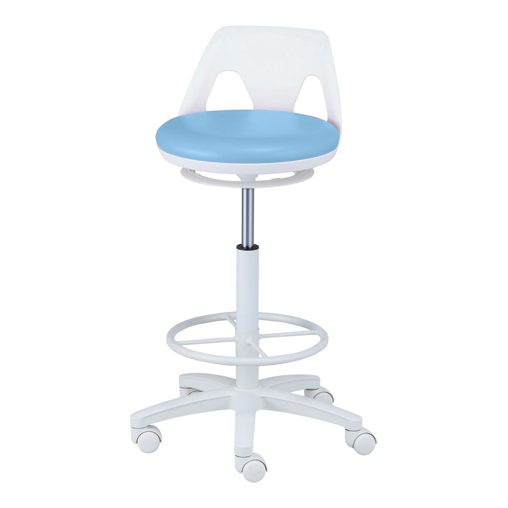 Nurse Chair (Raccoon/Wide) with Ring, Blue, NV-RB-W, 1 Piece