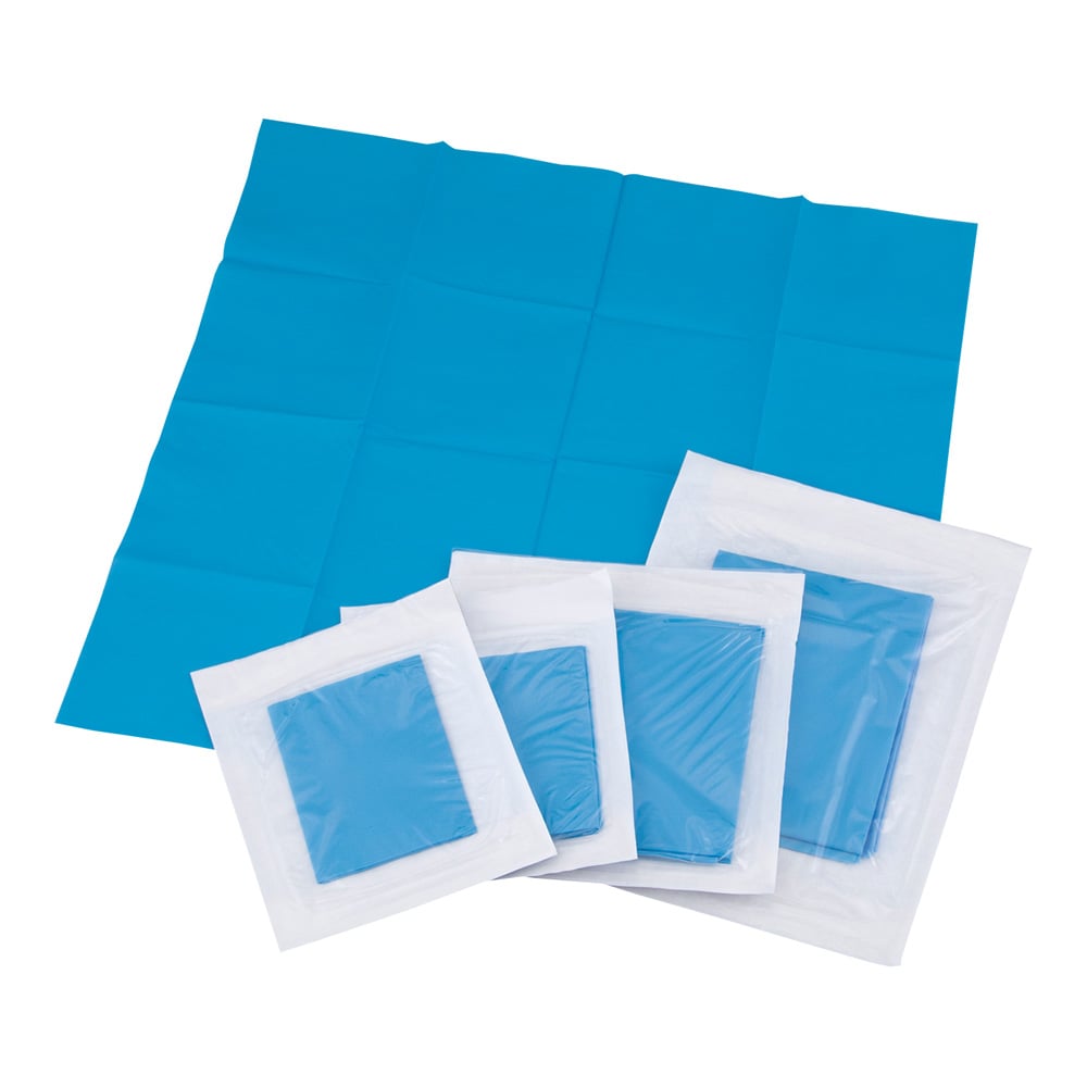 滅菌ドレープ(穴無しタイプ)900×1200mm 10枚入 AW90120 1パック(1枚×10袋入)