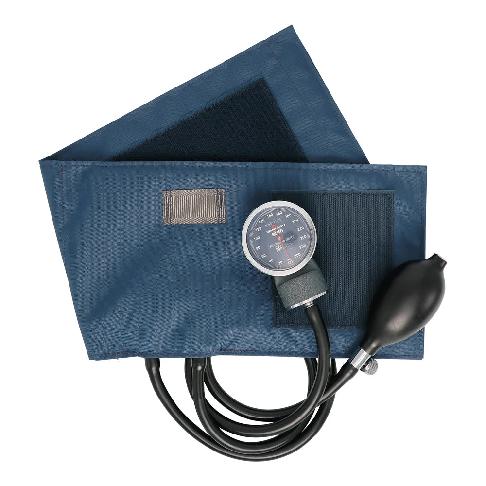 칼라 아네로이드 혈압계(No.500・광 눈금반 사양) 본체 네이비 0500B016 1개