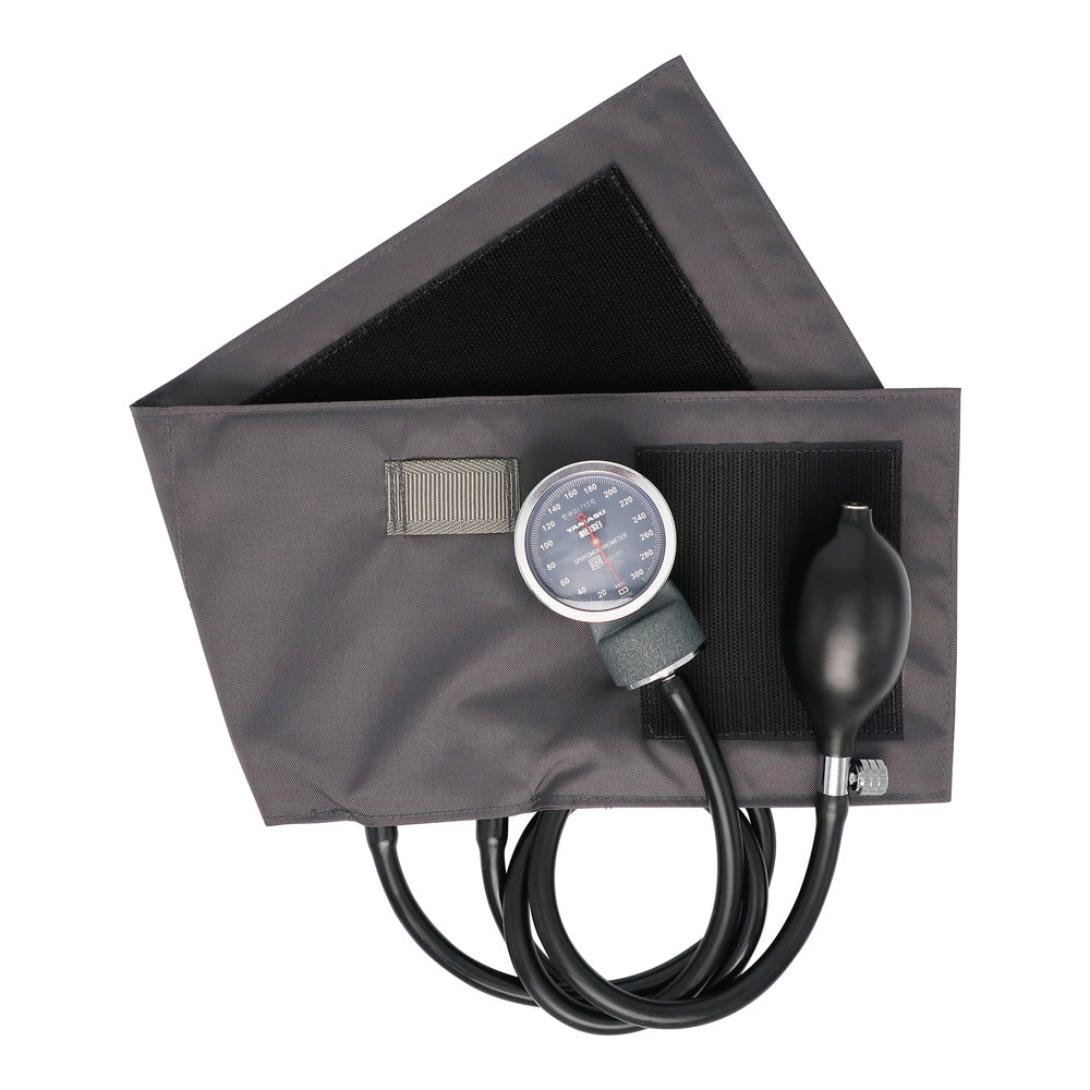칼라 아네로이드 혈압계(No.500・광 눈금반 사양) 본체 그레이 0500B018 1개