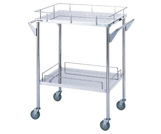 ステンレスパンチングワゴン SS-2P 1台