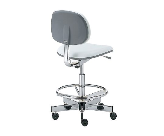 Clean room chair with backrest and leg rest CL-450 1 piece