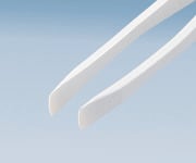 Acid-resistant PBT tweezers K (acid-resistant, non-magnetic type) Rounded tip K35A 1 pc