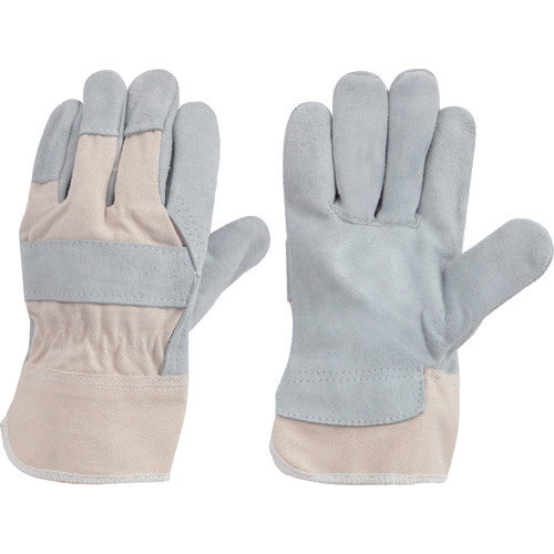 トワロン 牛床革手袋 K−100(帆布革手) 456 1双