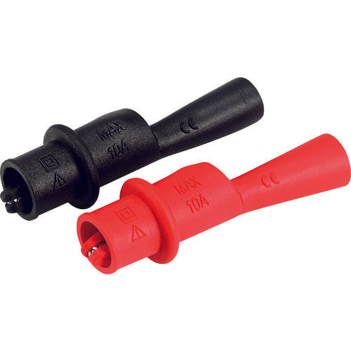 ELPA Alligator Clip Maximum Opening Size 8mm Red/Black 948 1 pc