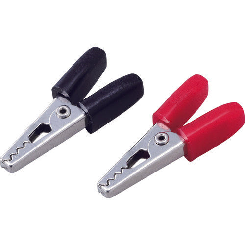 ELPA Alligator Clip Small Total Length 35mm Red/Black PU-36NH 1 Pack