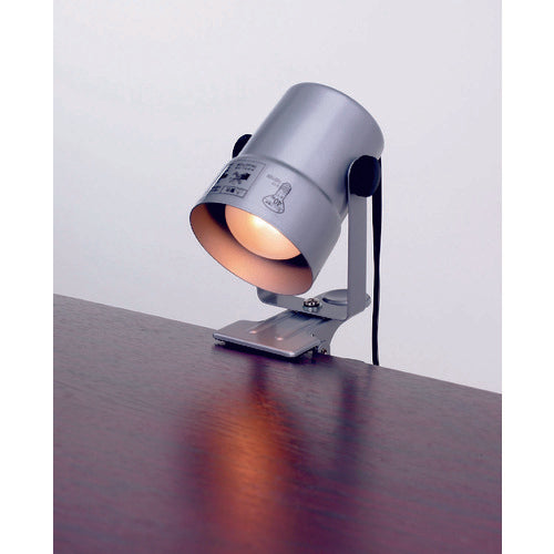 ELPA クリップライト シルバー 屋内用 SPOT-CR40(SL) 1 個