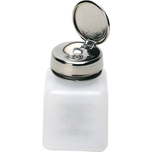 DESCO 디스펜서 ONE-TOUCH 백색 각형 고밀도 폴리에틸렌 120cc 35305 1개