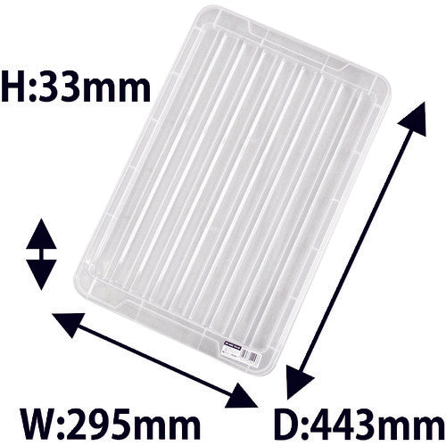 JEJアステージ NVボックス #13 フタ クリアー NV-13F-C 1個