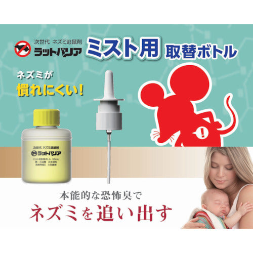 Yutamake Animal Prevention Products Rat Barrier Mist Replacement Bottle RAT-100 1 bottle