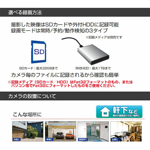 ELPA ワイヤレスカメラモニターセット CMS-7001 1 個