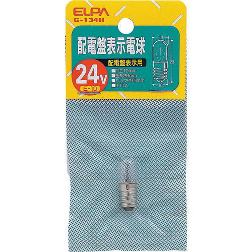 ELPA Switchboard Light Bulb E10 2.6W Lifespan approx. 3000 hours Clear G-134H 1 piece