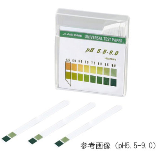 AS pH試験紙 スティックpH0.5−5.0 (100枚入) 1-1267-03 1箱