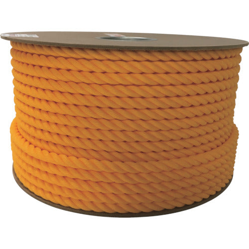 유타카 메이크업 로프 PE 컬러 로프 드럼 권 12φ×1m 옐로우 RE-60 100M