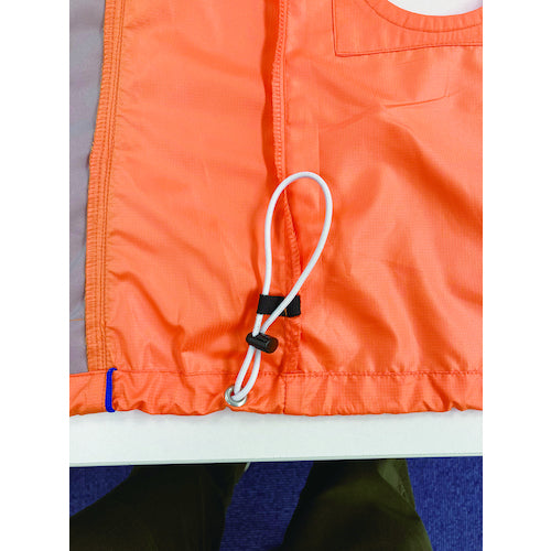 Air-conditioned clothing, short-sleeved polyester wear only, orange, L, KU91720-C30-S3, 1 unit