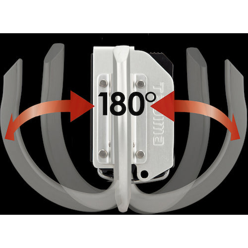 Tajima Detachable Tool Holder Aluminum Foldable J-Hook SFKHA-JF 1 pc