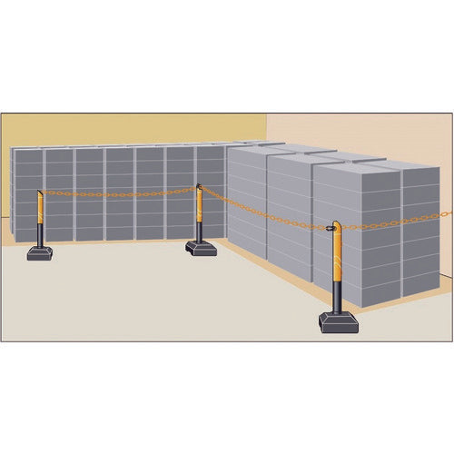 Relex Plastic Chain 6.5m Built-in Telescopic Pole Varineo (Stand Type) BN-665YST 1 Piece