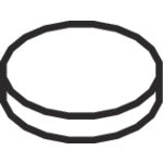 白光 はんだこて用交換パーツ セラミックペーパーフィルター S 10個入り 適合機種474/475/484/701 A1611 1 個