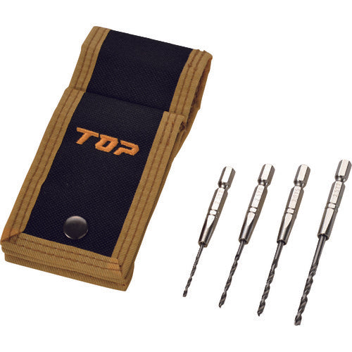 TOP Metalworking Drill Set of 4 ETD-2035DKS 1 S