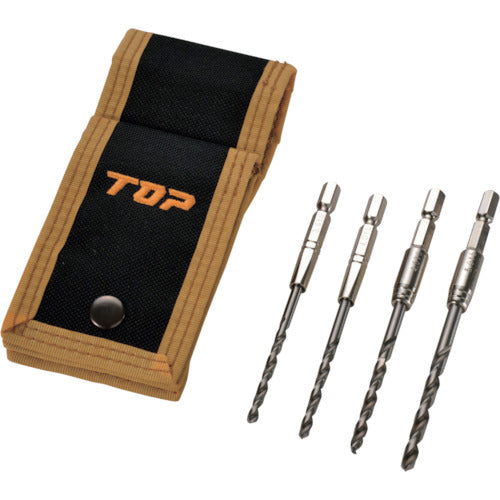 TOP 철공 드릴 4개 세트 ETD-3850DKS 1 S