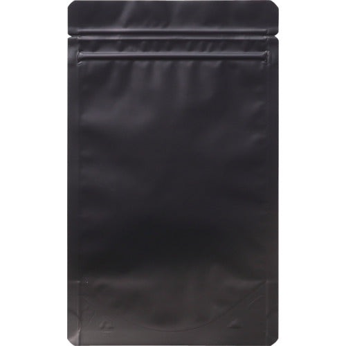 セイニチ 「ラミジップ」 アルミカラースタンドタイプ 黒 160×120+35 (50枚入) AL-1216BK 1 袋