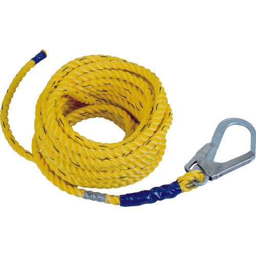 TSUYORON 支柱用親綱ロープ 仮設工業会認定品10M用 HR-10-TP 1 本